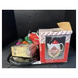 Coca-Cola Covered Pitcher, Plane, Eggs. Coca-Cola Covered Pitcher, Plane, Eggs.