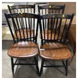 (4) Hitchcock Dining Chairs. (4) Hitchcock Dining Chairs.