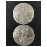 2 1 Troy Oz Fine Silver American Eagle Rounds. 2 1 Troy Oz Fine Silver American Eagle Rounds.