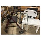 Drive Walker/Seat, Walker & Shower Chair. Drive Walker/Seat, Walker & Shower Chair.