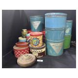 Vintage Advertising Tins, Billy�s Bretzels, Ritz. Vintage Advertising Tins, Billy�s Bretzels, Ritz.
