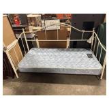 White Brass Ball Day Bed. White Brass Ball Day Bed.