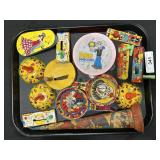 Tin Noisemaker Toys. Tin Noisemaker Toys.