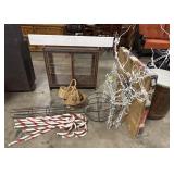 Christmas Light Sculptures, Candy Canes, Wrought Christmas Light Sculptures, Candy Canes, Wrought