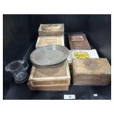 Vintage Cigar Boxes & Decals, Church Ephemera. Vintage Cigar Boxes & Decals, Church Ephemera.