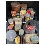 Assortment of Advertising Cans. Assortment of Advertising Cans.