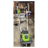 Greenworks Electric Tiller. Greenworks Electric Tiller.