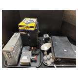 Desk Speaker, Camera, Splicer. Desk Speaker, Camera, Splicer.