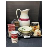Campbell�s Soup Radio, Tezuka Clock, Pitcher. Campbell�s Soup Radio, Tezuka Clock, Pitcher.