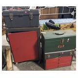 Vtg Steel Toolboxes, Hand Tools. Vtg Steel Toolboxes, Hand Tools.