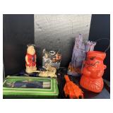 Flintstones Toys, Penguin Makeup, Castle Toy. Flintstones Toys, Penguin Makeup, Castle Toy.