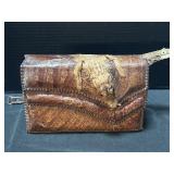 Cuban Taxidermy Alligator Purse. Cuban Taxidermy Alligator Purse.