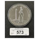 5 Troy Oz Fine Silver Perry Victory Quarter Round. 5 Troy Oz Fine Silver Perry Victory Quarter Round.