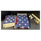 American Flags, Flag Pole Holder. American Flags, Flag Pole Holder.