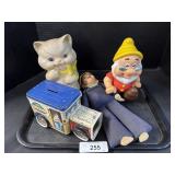 Tin Still Bank, Snow White Dwarf, Toy. Tin Still Bank, Snow White Dwarf, Toy.