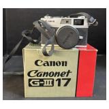 Canon Canonet G III 17 Camera. Canon Canonet G III 17 Camera.