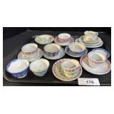 Spongeware, Adams Rose & Tea Cups. Spongeware, Adams Rose & Tea Cups.
