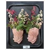 McCoy Pottery Wall Pocket Planters. McCoy Pottery Wall Pocket Planters.