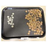 Wheat Pennies and Steel Pennies. Wheat Pennies and Steel Pennies.