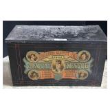 Antique Barber Match Tin Advertising Box. Antique Barber Match Tin Advertising Box.