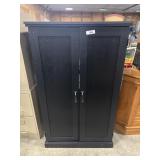 Black IKEA Style Computer Armoire. Black IKEA Style Computer Armoire.