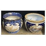 2 Large Planter Jardinieres. 2 Large Planter Jardinieres.