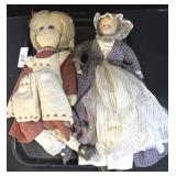 Two Collectible Dolls. Two Collectible Dolls.