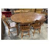 Hitchcock Style Dining Table & Chairs. Hitchcock Style Dining Table & Chairs.