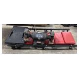 (2) Automotive Creepers, Blue Point Bench Grinder. (2) Automotive Creepers, Blue Point Bench Grinder.