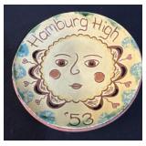 Hamburg High Redware Pottery Plate. Hamburg High Redware Pottery Plate.