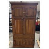 Nice Knotty Pine Media Center/Armoire. Nice Knotty Pine Media Center/Armoire.