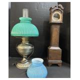Oil Lamp, Oil Lamp Shade. Oil Lamp, Oil Lamp Shade.