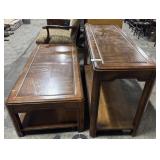 Mid Century Oak Coffee Table & Credenza. Mid Century Oak Coffee Table & Credenza.