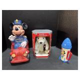 Coca Cola Plush Bear, Mickey Mouse Toys. Coca Cola Plush Bear, Mickey Mouse Toys.