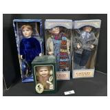 4 NOS Porcelain Dolls. 4 NOS Porcelain Dolls.