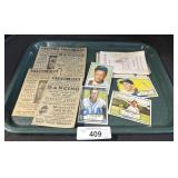 Baseball Cards, Minstrel Advertisements. Baseball Cards, Minstrel Advertisements.