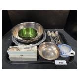 Silverware, Silver Plate Bowls. Silverware, Silver Plate Bowls.