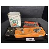 Boy Scout Signal Set, Tin Jar. Boy Scout Signal Set, Tin Jar.