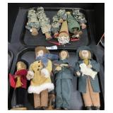 Handmade Christmas Trees & Carolers. Handmade Christmas Trees & Carolers.
