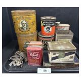 Vintage Cigar/Cigarette, Tobacco Tins. Vintage Cigar/Cigarette, Tobacco Tins.