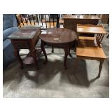 (3) Mid Century Side Tables. (3) Mid Century Side Tables.