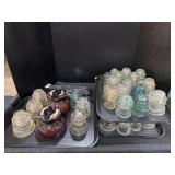 Silverware, Glass Electrical Insulators. Silverware, Glass Electrical Insulators.