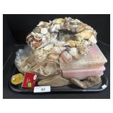Tray Of Various Sea Shells & Crafting Beads. Tray Of Various Sea Shells & Crafting Beads.