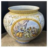 Large Hand Painted Vase. Large Hand Painted Vase.