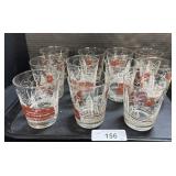 11 Pennsylvania Railroad Glasses. 11 Pennsylvania Railroad Glasses.