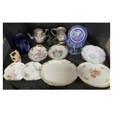 Imported Porcelain Dinnerware And Statuettes.
