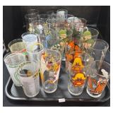 Assortment Of Character Glasses.
