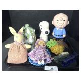Peanuts Characters, Hand painted Ceramic Teapot.