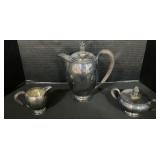 Denmark Sterling Kettle Set