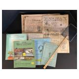 Vintage 1917 Lebanon Newspapers, Telephone